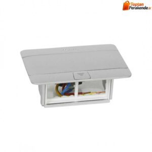 Legrand Donatılabilir Masa Döşeme Altı Buat Mat Alüminyum 054011 (Boş Kasa)